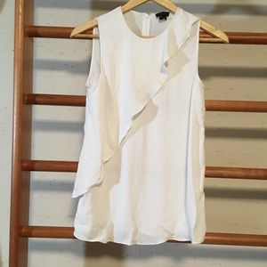 Pretty white business blouse